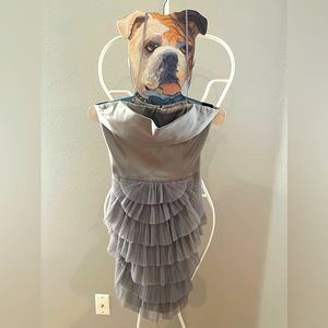 BCBG Max Azria Strapless Tiered-Tulle Mini